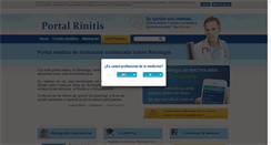 Desktop Screenshot of portalrinitis.com