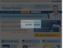 Tablet Screenshot of portalrinitis.com